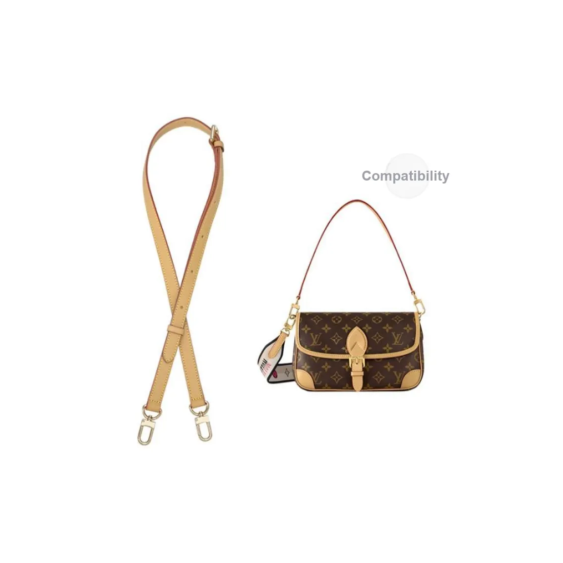 Lan Bao Fan Cow Leather Bag Accessories Women's Beeswax Color