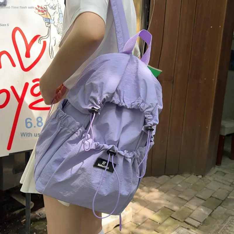 BRINCH Nylon Backpack Women's Multicolor-8