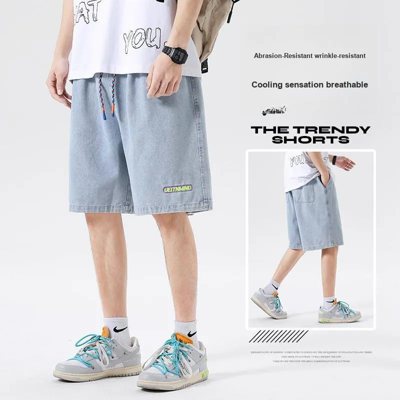 GROW DATE Shorts Unisex Light Blue-3