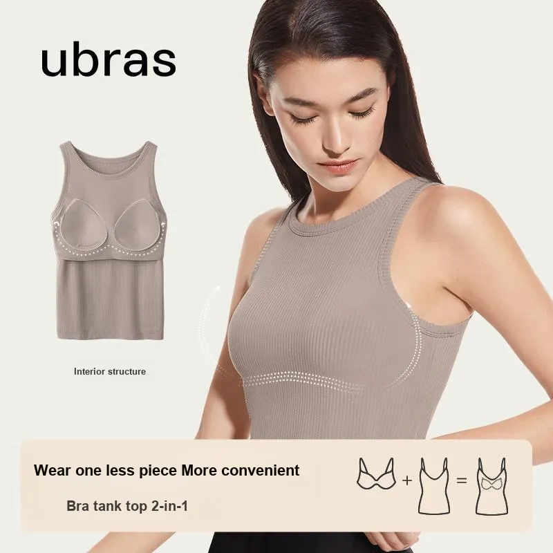 Ubras Muscle bottomed Clothing Series Camisole Women's-13