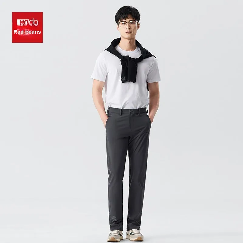 Red bean Casual Pants Men-9