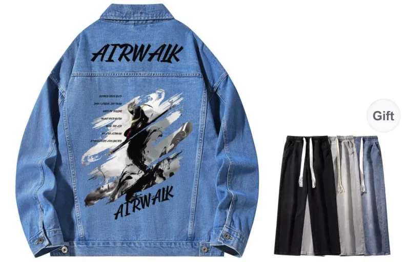Airwalk Denim Jackets Unisex-28