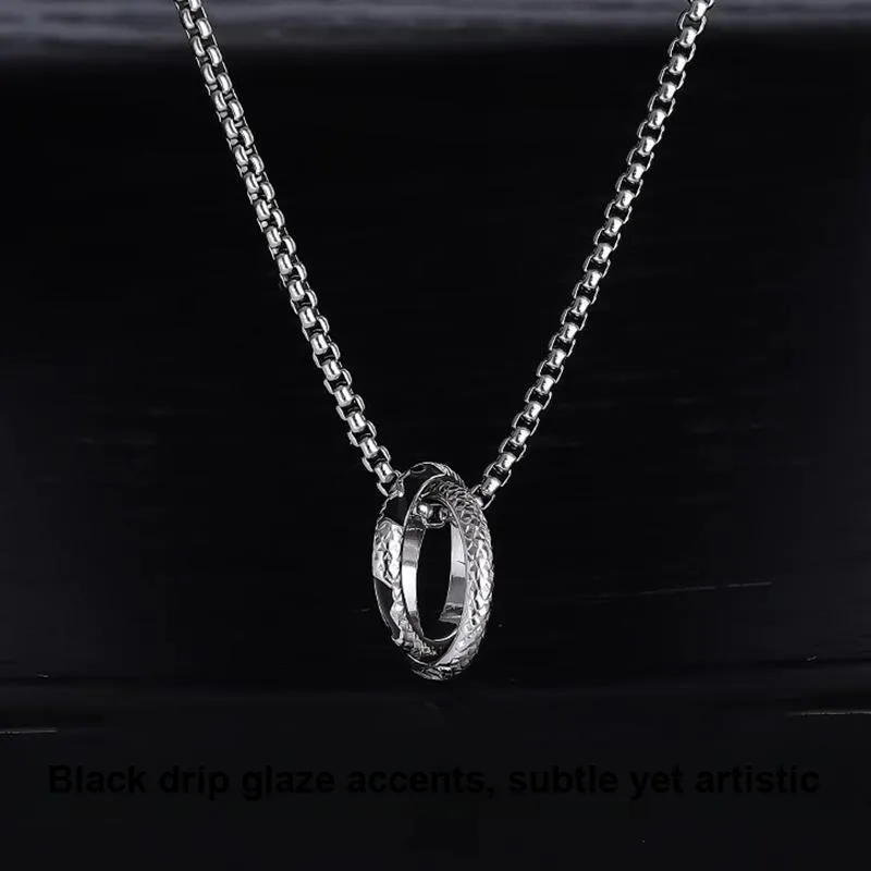 FOREVER MELODY 999 Fine Silver Necklaces Men's-7