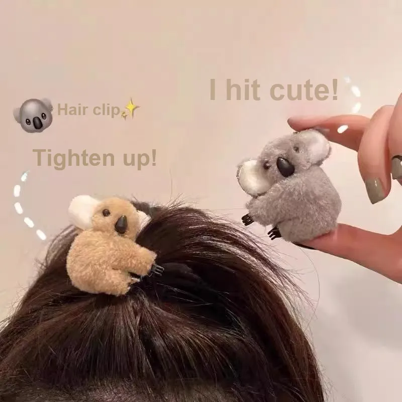 Danqin Flannelette Hair Clips Women's-2