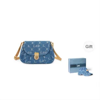 Lee Fabric Dome Bag Shoulder Bag Women's Blue