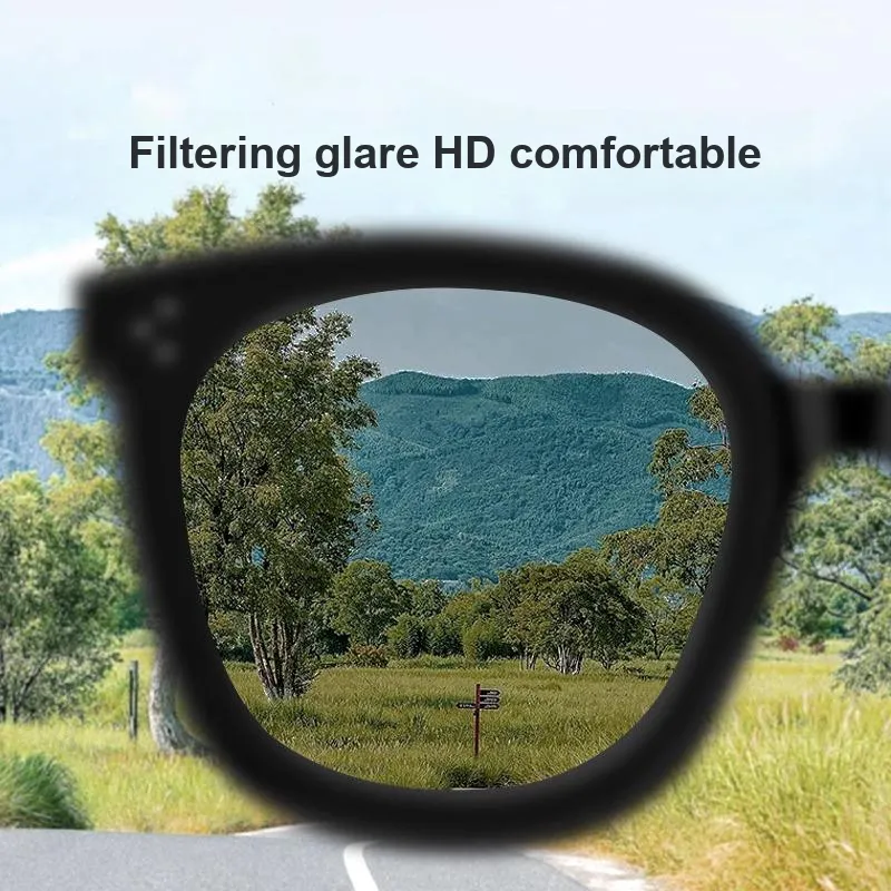 LASHION TR/Memory Plastic Plate Frame Square Sunglasses Unisex-2