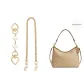White Four-Leaf Clover Extender Chain 15cm+Decorative Chain 47cm