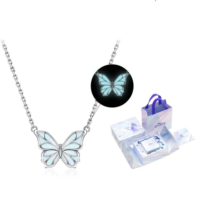 Disney Princess S925 Silver Necklaces Women's-19
