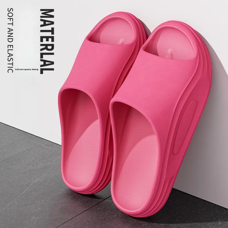 Foot Recreation Summer Home Indoor Bathroom Bathing Slip Resistant Quiet Slippers, Home Slippers, Unisex-19
