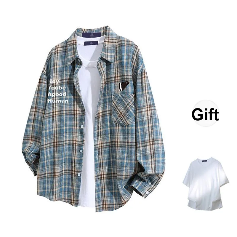 FAX FOR FMACM Shirt Unisex Blue Plaid-7