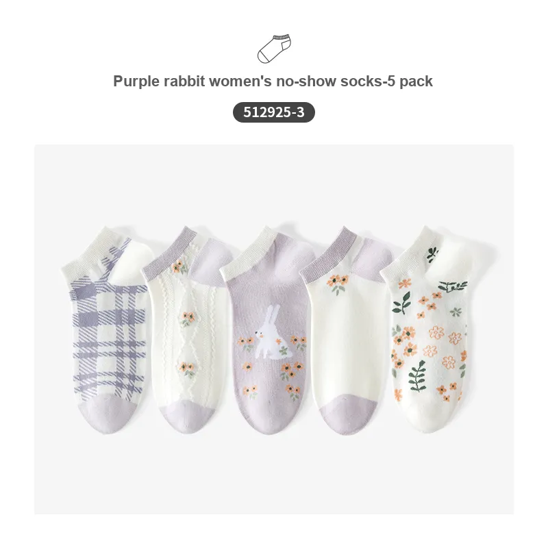 Caramella Ankle Socks Women's 5 Pack-18