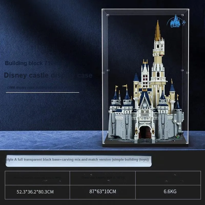 LIGHT YOUR BRICKS LeiYiBai Compatibility Building Block 71040 Disney Castle Storage Box Model Accessories-7