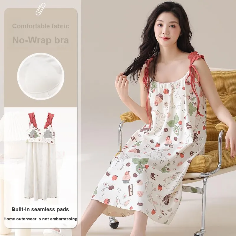 Pretty lady Women's Nightgowns-1