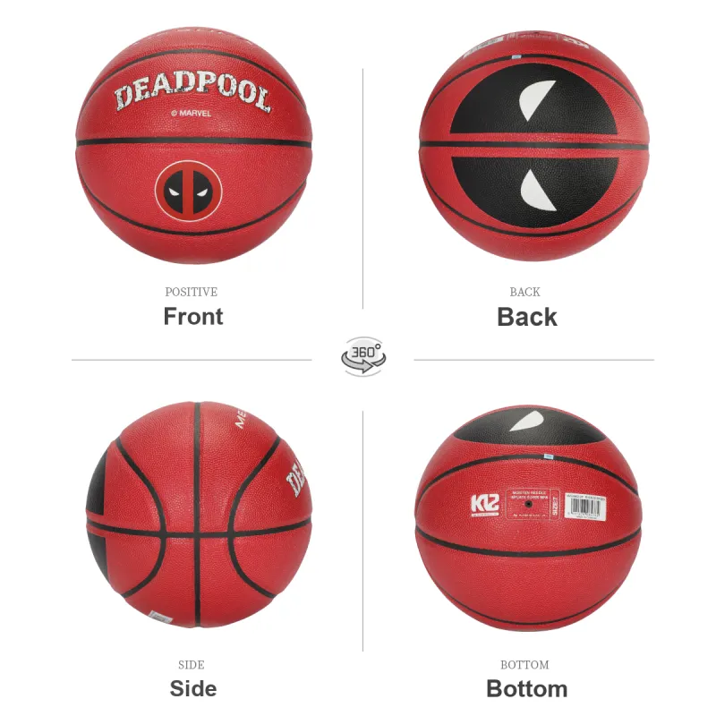 MESUCA MARVEL PU Basketball Red Size 7 Training Match Unisex-1