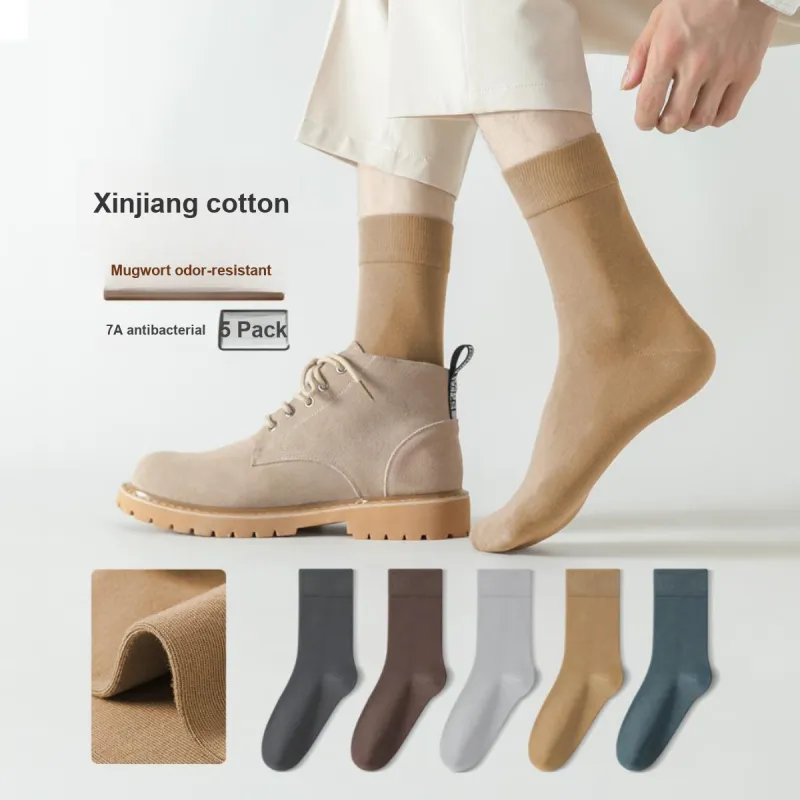 FIRS Mid Calf Socks Men's 5 Pack-1
