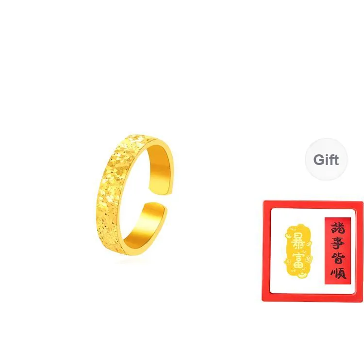 Zheng Tai Fook 999 Fine Silver Rings Unisex-6