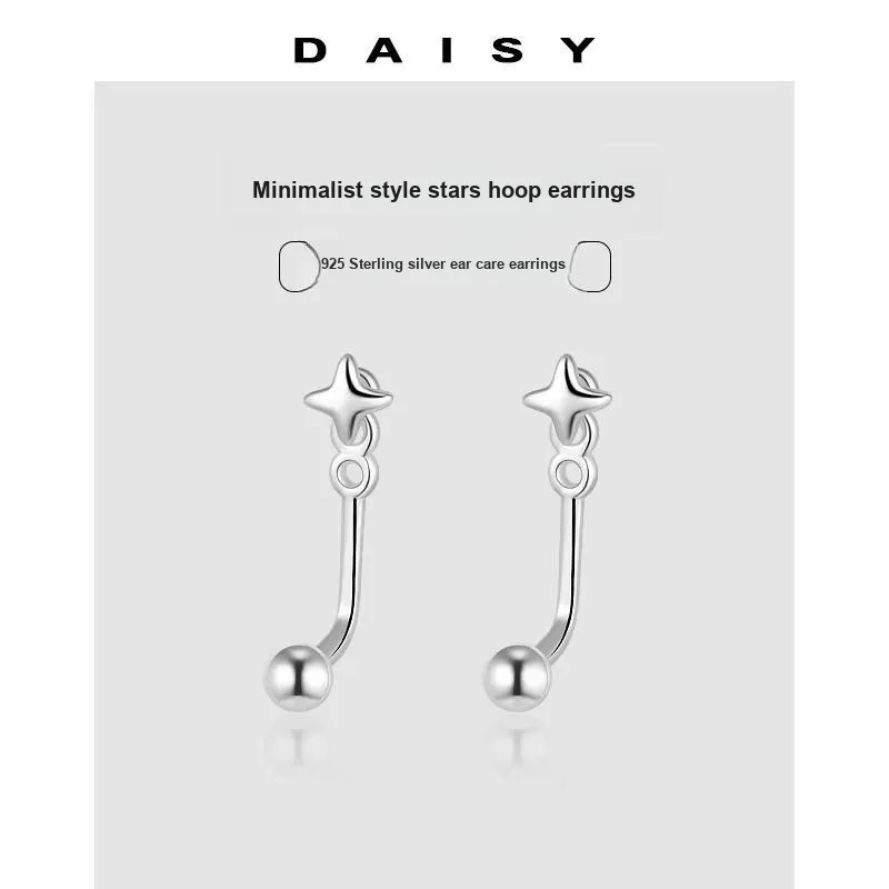 Daisy Dream S925 Silver Stud Earrings Women's-4