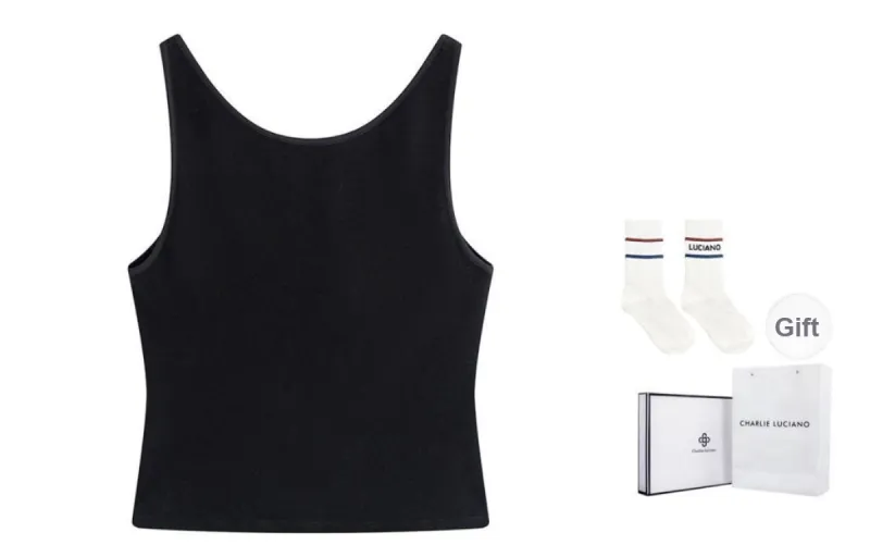 Charlie Luciano Tank Top Women's Black-1