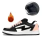 Fleece-Lined, Black Pink White