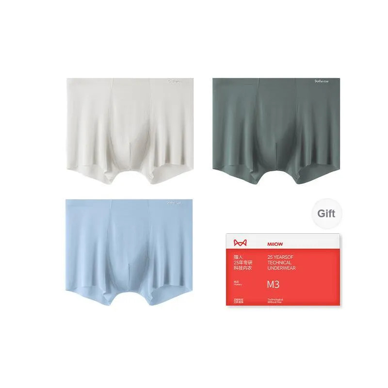 MIIOW Underpants Men's Shopping Bag 3 Pack-8