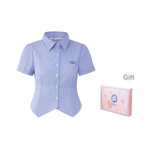 Tokyo Season Рубашка Весна And Лето Женские Gift Box Set Синий Стекло Бумага Cutting