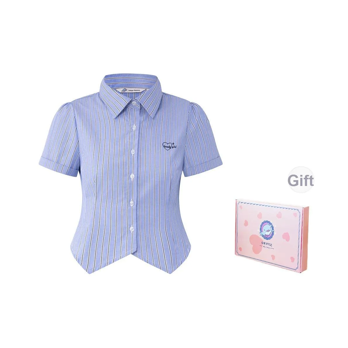 Tokyo Season Рубашка Весна And Лето Женские Gift Box Set Синий Стекло Бумага Cutting