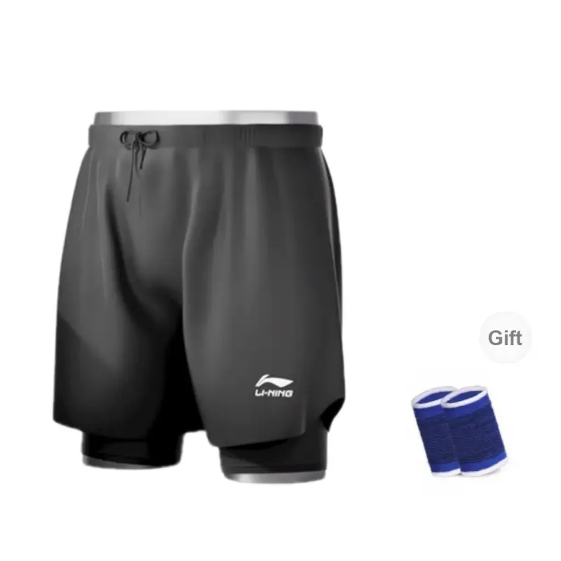 LiNing Swimming Shorts Men's Black-91