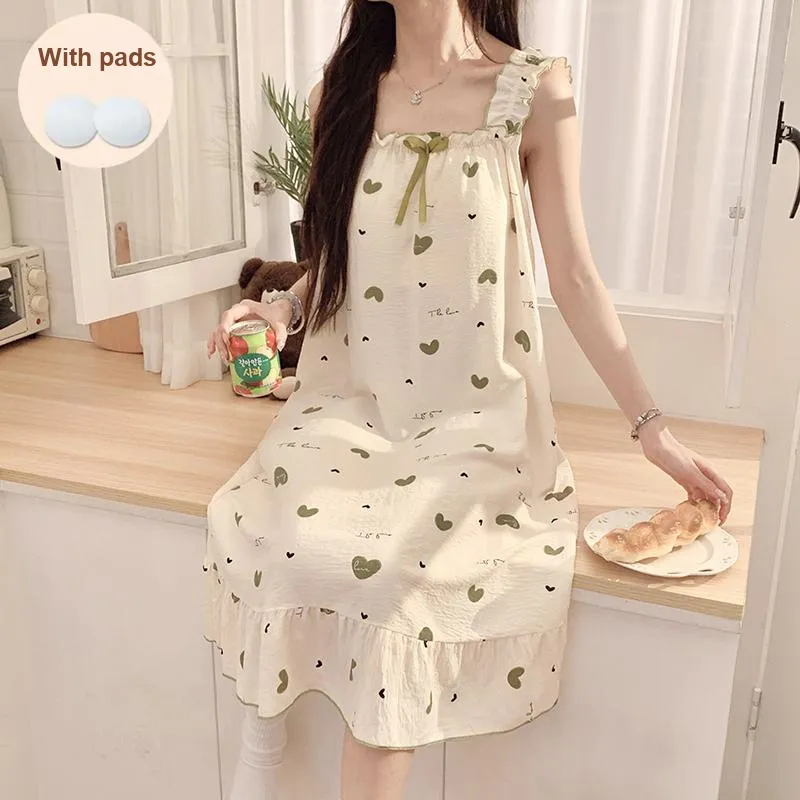 CAIHENGTONG Nightgown Women's Image Color-1