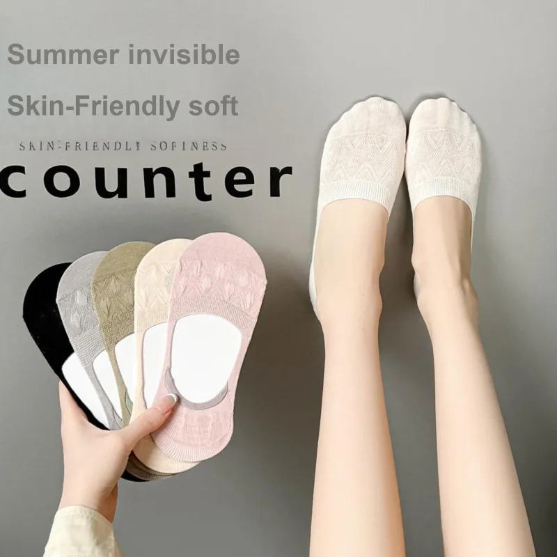 XXLLG No Show Socks Women's 4 Pack-2