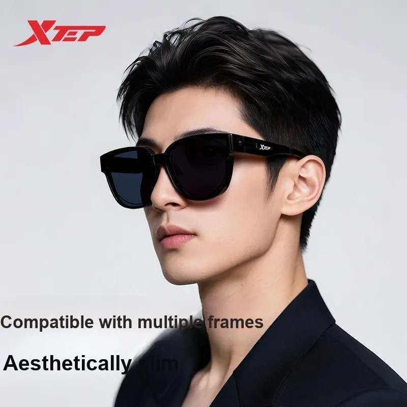 XTEP TR/Memory Plastic Square Sunglasses Unisex-1