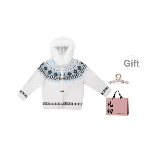 BAIDAIFEI Белый В комплекте с заколкой-крабом ➕ Эксклюзивная сумка для покупок Женская Трикотаж