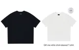 Black (free white short-sleeved T-shirt)
