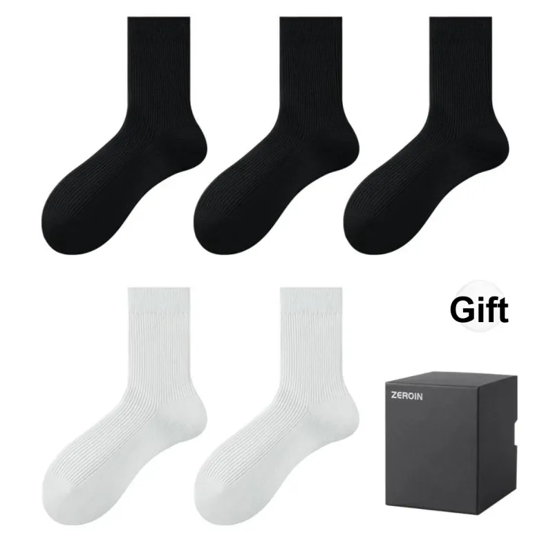 ZEROIN Mid Calf Socks Men's Box 5 Pack-0