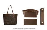 [Rosewood Brown Three-Piece Set]Open Top Liner+Wide Shoulder Pads+Bottom Pad