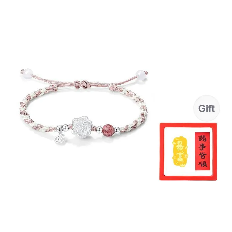 Chongqing Gold Store 999 Fine Silver Bracelets Women's-6