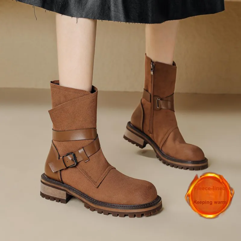 SAFIYA Ankle Boots Women's Black/Brown-11