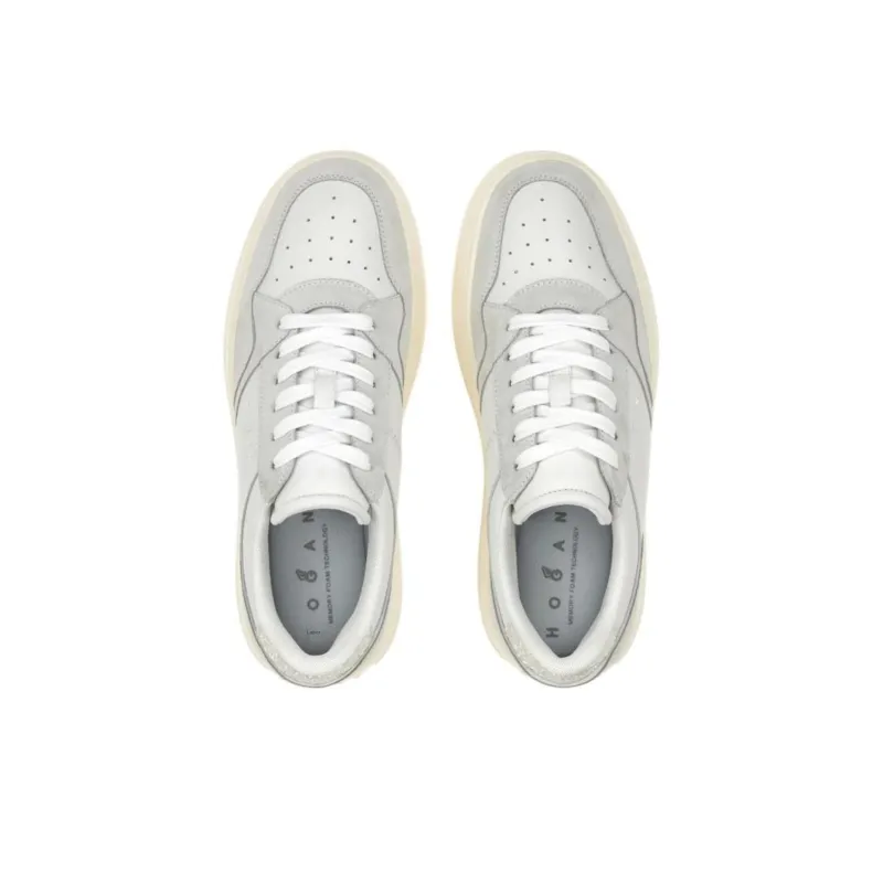 HOGAN Skyscraper Logo Printed Lace Up Sneakers Women's-4