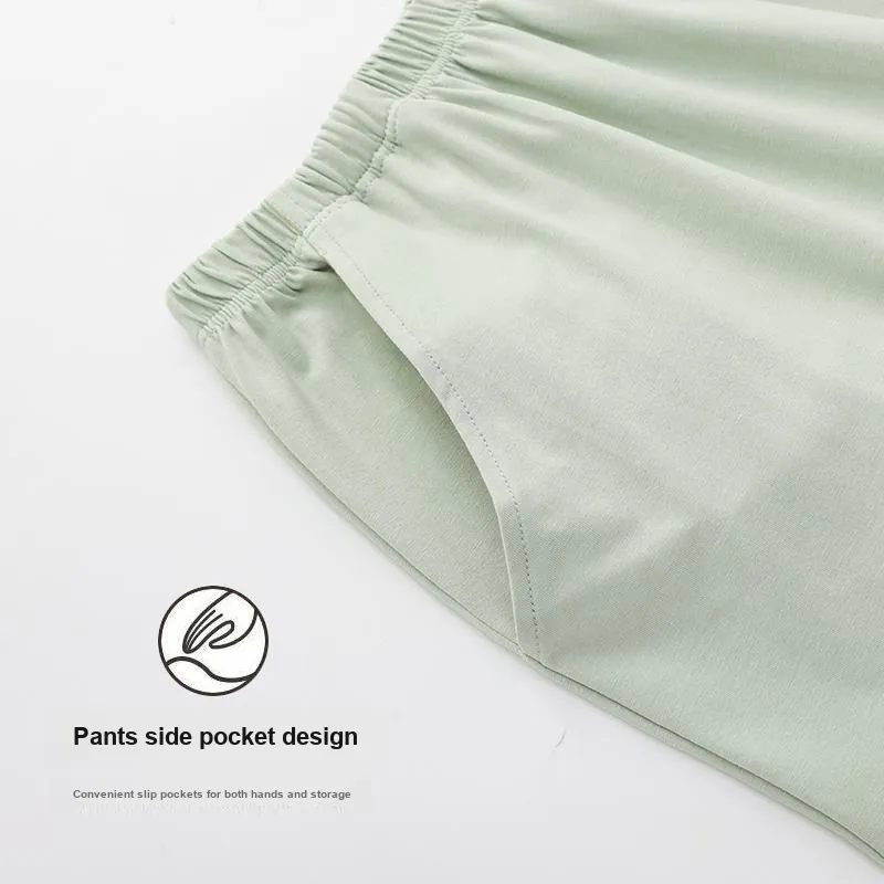 GOSO Pajama Pants Men's Aqua Green-3