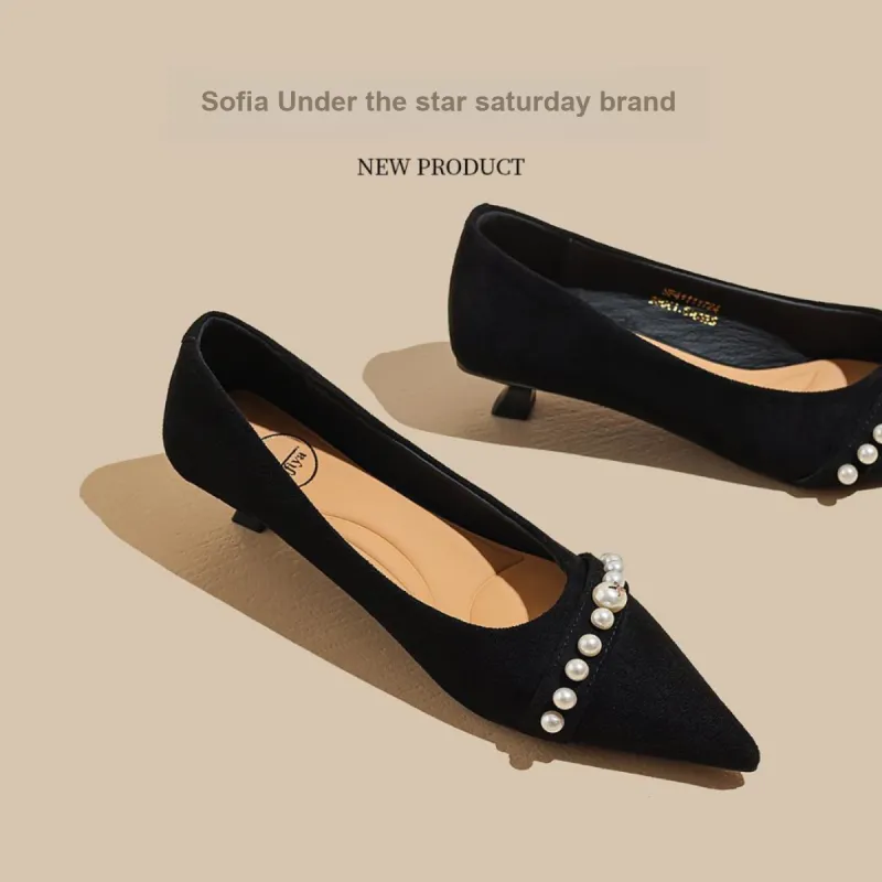 Safiya Block Heel High Heels Women's-1