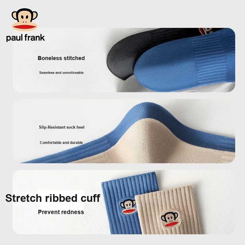 PAUL FRANK Mid Calf Socks Men's Box 5 Pack-35