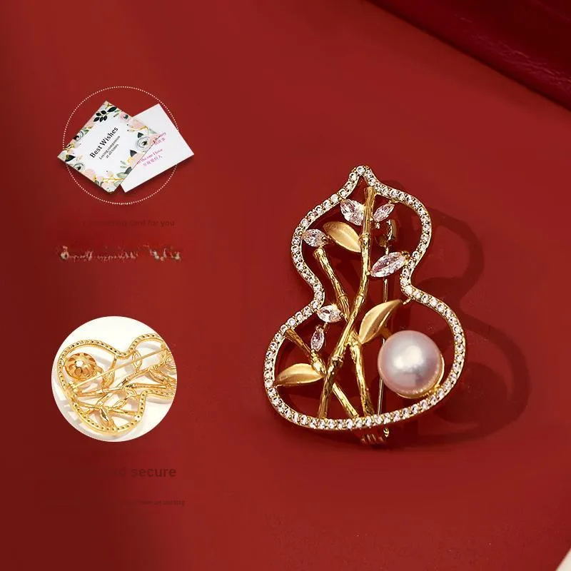 QLADY Pearl Brooches Women's-6