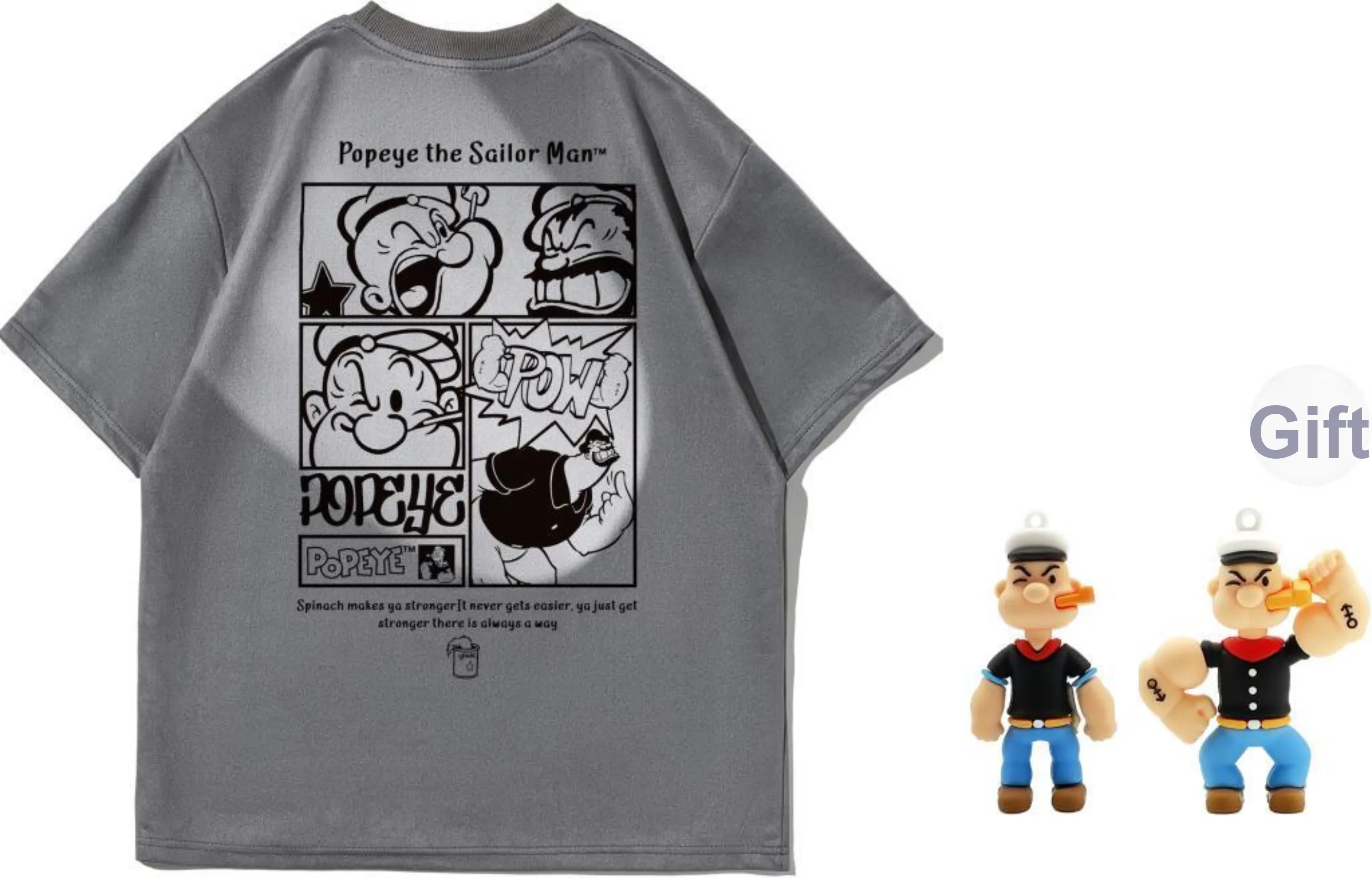 POPEYE Summer T Shirt Graduation Season, Includes Gift Box Set Unisex