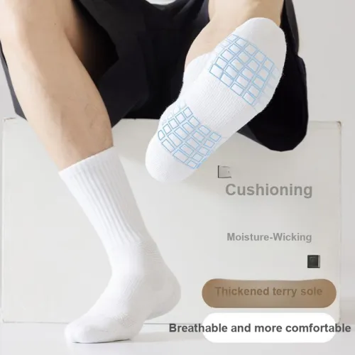 MIIOW Trend Party Series Mid Calf Socks Men's Shopping Bag 3 Pack