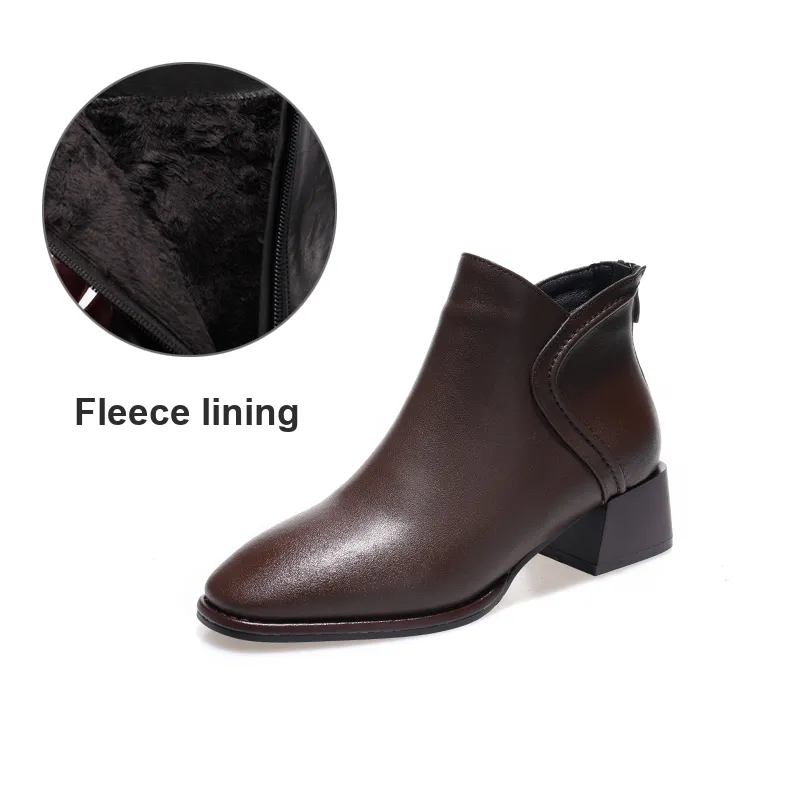 Devanro Ankle Boots Women's Black-5
