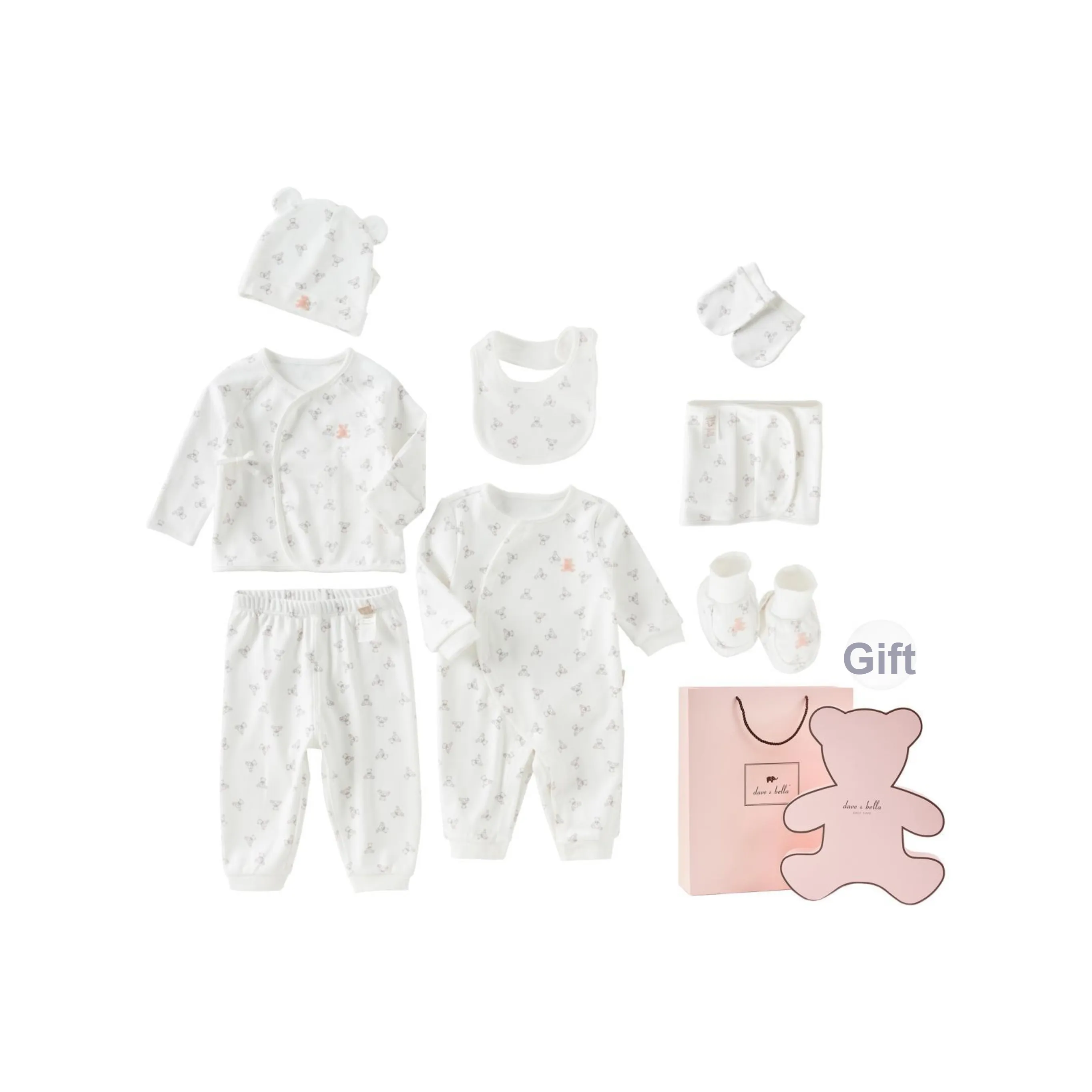 DAVE BELLA Подарочная коробка для малышей 8 шт для новорожденных и малышей