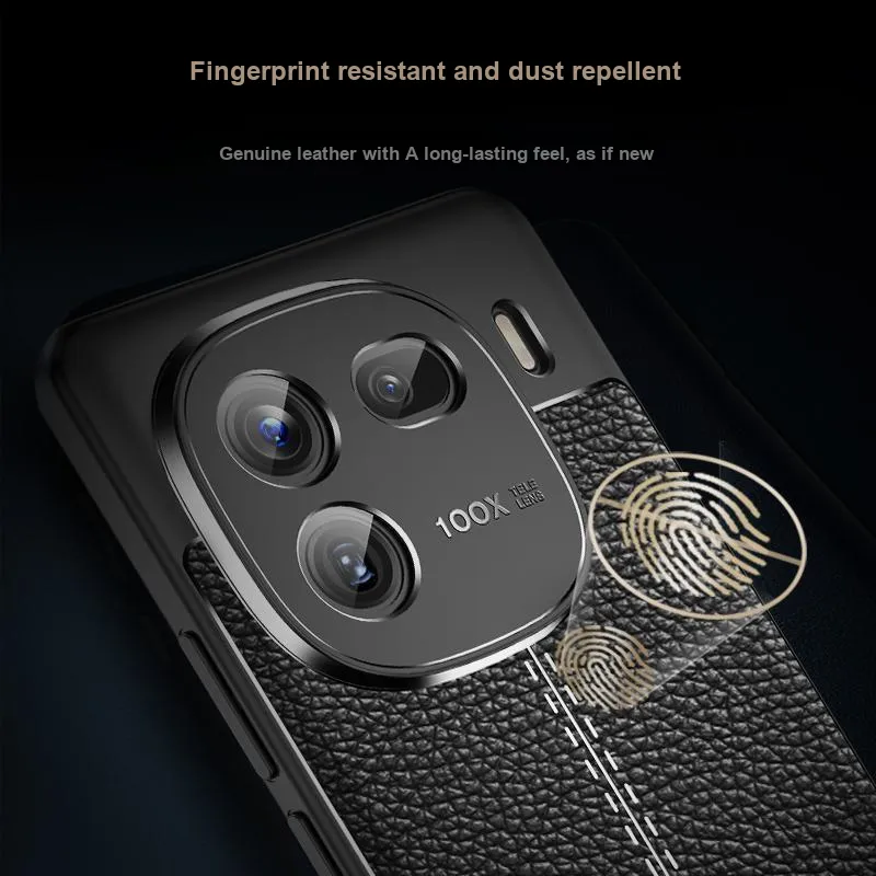 YUBEN Leather Material Electroplated Matte Phone Cases Compatibility IQOO 12/8/Z7/Z1 Neo 7/Neo 6/Neo 5/Z6/U5/Pro-6