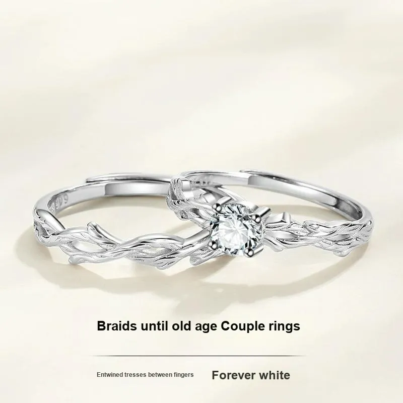 MISS TOOYA S999 Fine Silver Rings Unisex-1