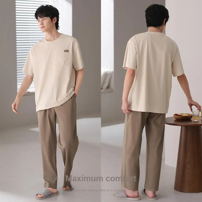 Top Melon Men Pajama Sets-2