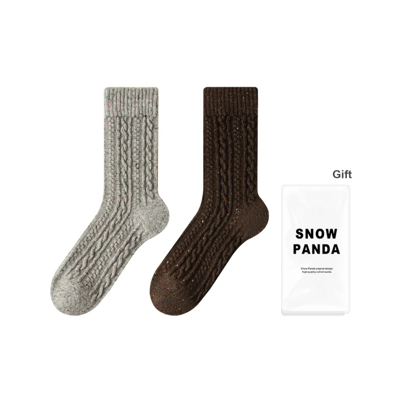 XXLLG Mid Calf Socks Women's Gift Box 2 Doubles-8