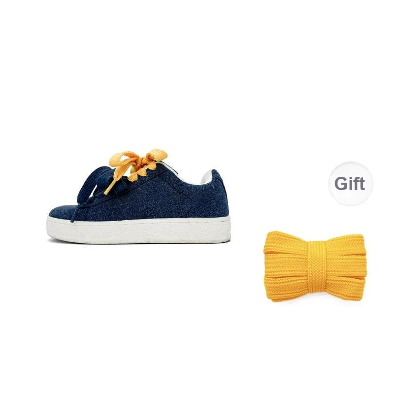 Medd Puffy Shoes Slip Resistant Height Increasing Low Top Skateboard Shoes Unisex Box-17